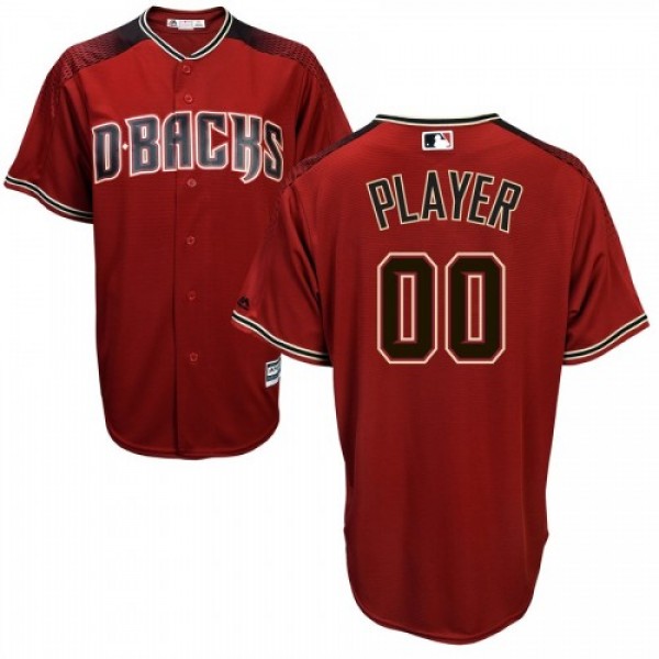 Arizona Diamondbacks Majestic Cool Base Custom Jersey Red