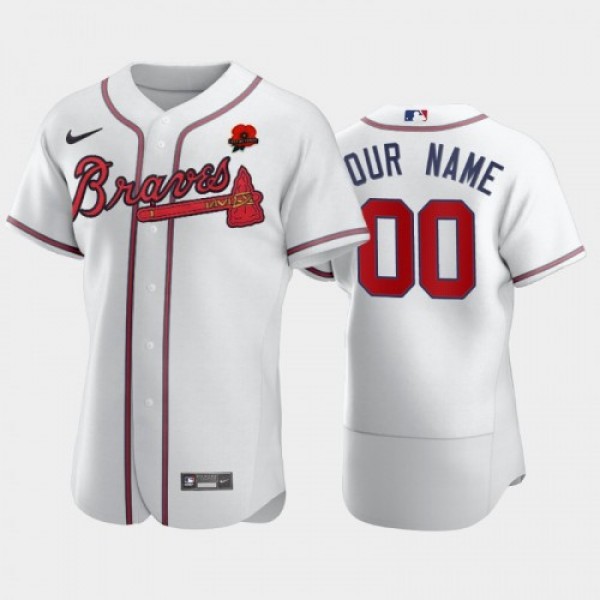 Atlanta Braves Custom Men's Nike Authentic 20...