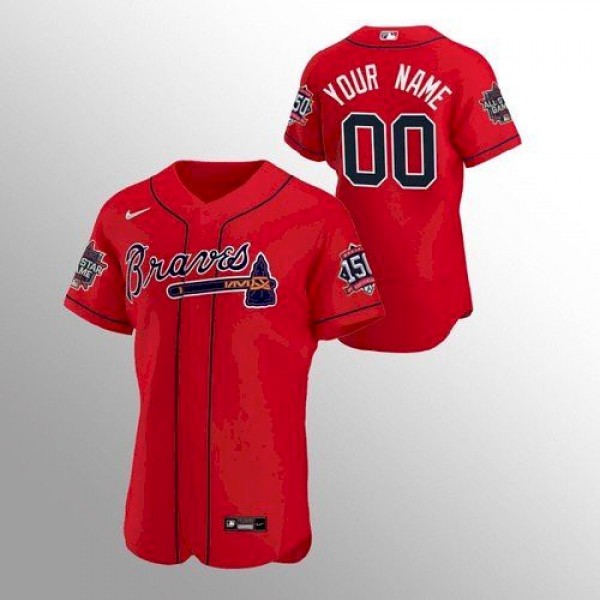 Atlanta Braves Custom Men's Nike 150th Annive...