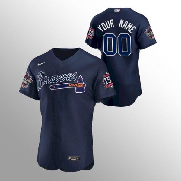 Atlanta Braves Custom Men's Nike 150th Annive...