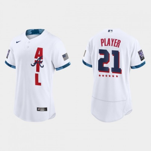 Atlanta Braves Custom 2021 Mlb All Star Game Fan&#...