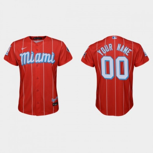 Miami Marlins Custom Women's Nike 2021 City C...