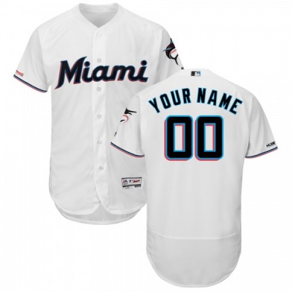 Miami Marlins Majestic Home 2019 Authentic Collect...