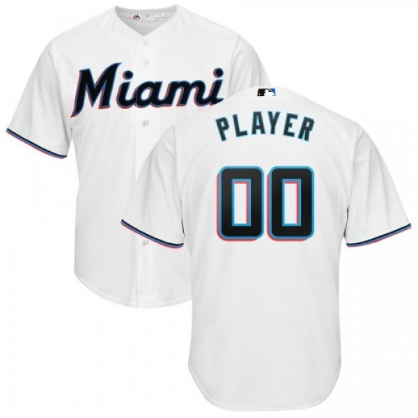 Miami Marlins Majestic Home 2019 Cool Base Custom ...