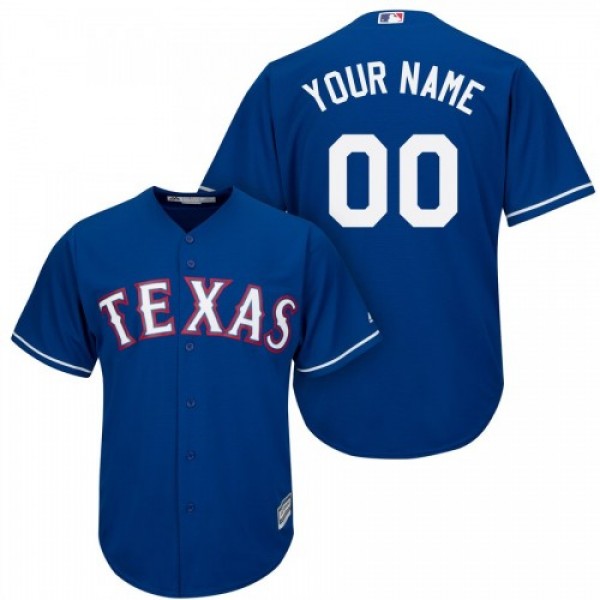 Texas Rangers Majestic Cool Base Custom Jersey Roy...