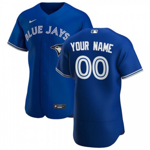 Toronto Blue Jays Custom Men's Nike Royal Alt...