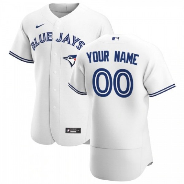 Toronto Blue Jays Custom Men's Nike White Hom...