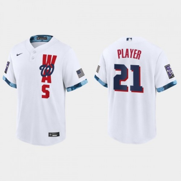 Washington Nationals Custom 2021 Mlb All Star Game...