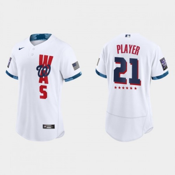 Washington Nationals Custom 2021 Mlb All Star Game...