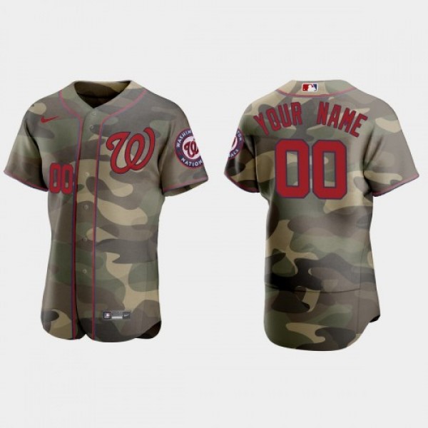 Washington Nationals Custom Men's Nike 2021 A...