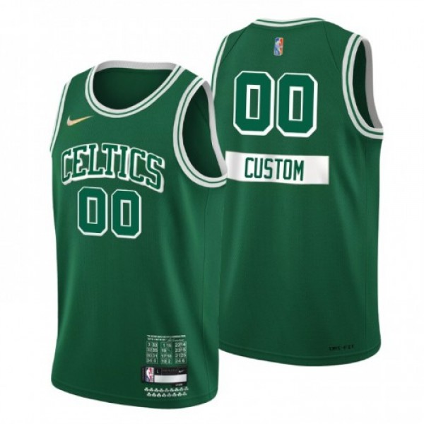 Boston Celtics Custom Men's Nike Green 2021/2...