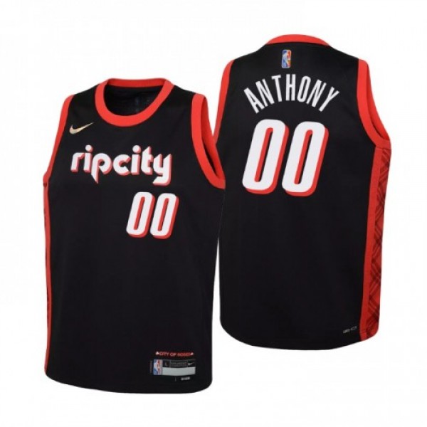 Portland Trail Blazers Custom Youth Nike Black 2021/22 Swingman Jersey - City Edition