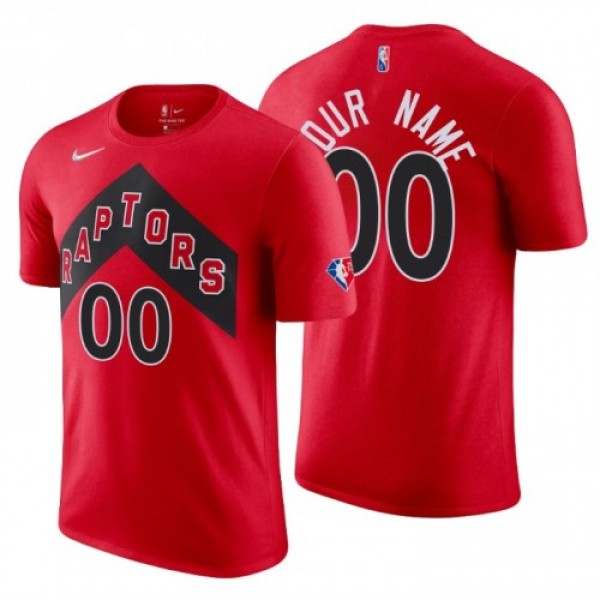 Toronto Raptors Custom Red Men's Nike 2021-22...