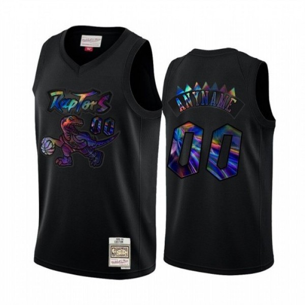 Toronto Raptors Custom Men's Iridescent HWC L...