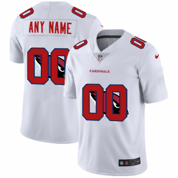 Arizona Cardinals Custom White Men's Nike Tea...