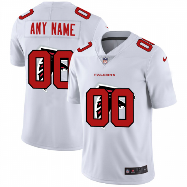 Atlanta Falcons Custom White Men's Nike Team ...