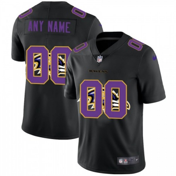 Baltimore Ravens Custom Men's Nike Team Logo ...