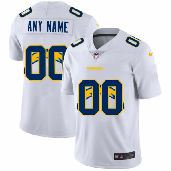 Los Angeles Chargers Custom White Men's Nike ...