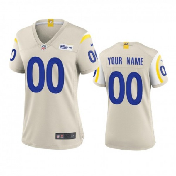 Los Angeles Rams Custom Women's Nike Game NFL...