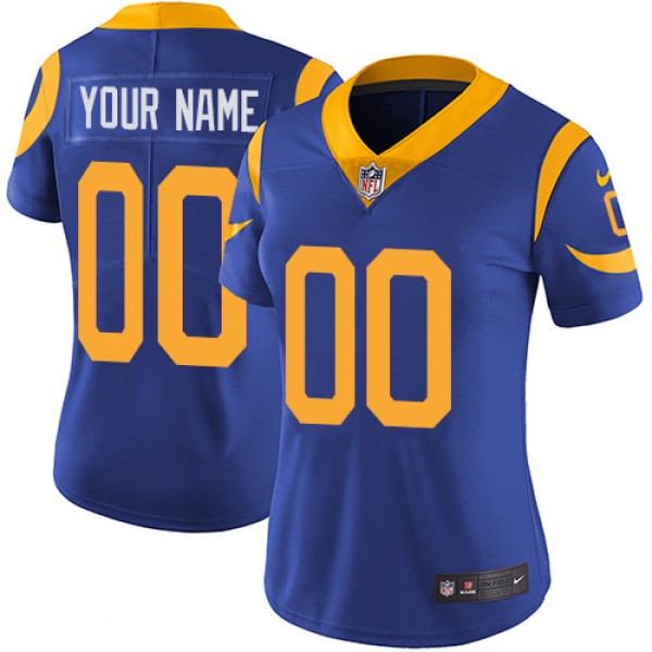 Nike Los Angeles Rams Customized Royal Blue Altern...