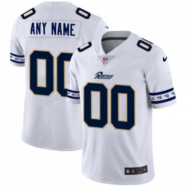 Los Angeles Rams Custom Nike White Team Logo Vapor...