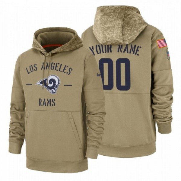 Los Angeles Rams Custom Nike Tan 2019 Salute To Se...