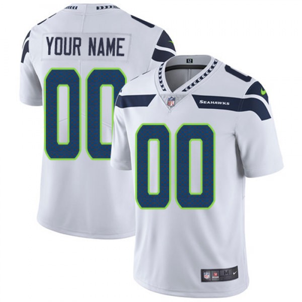 Nike Seattle Seahawks Customized White Stitched Va...