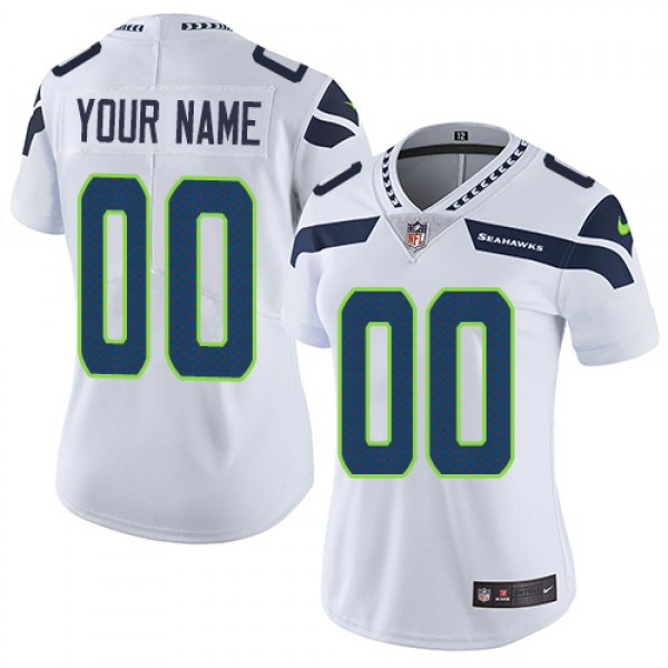 Nike Seattle Seahawks Customized White Stitched Va...