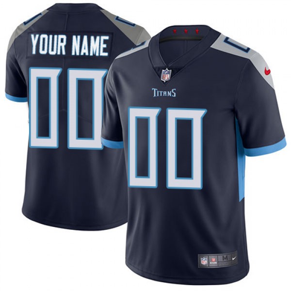 Nike Tennessee Titans Customized Navy Blue Alterna...