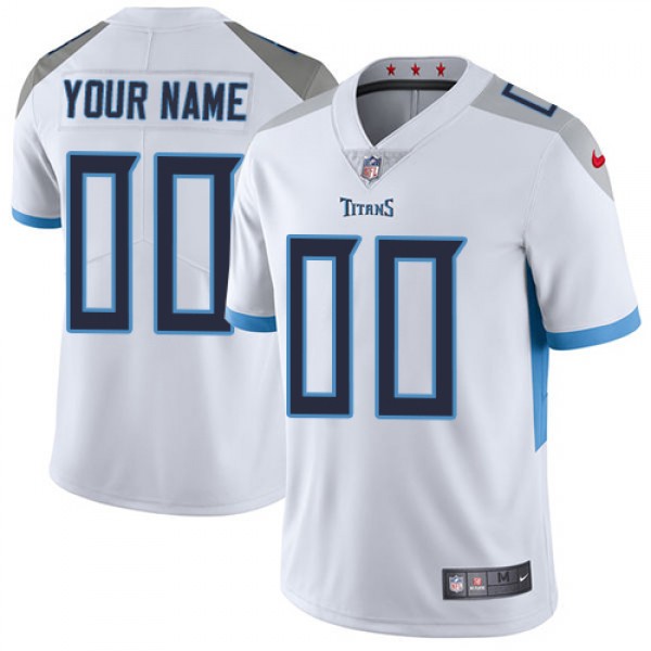 Nike Tennessee Titans Customized White Stitched Va...