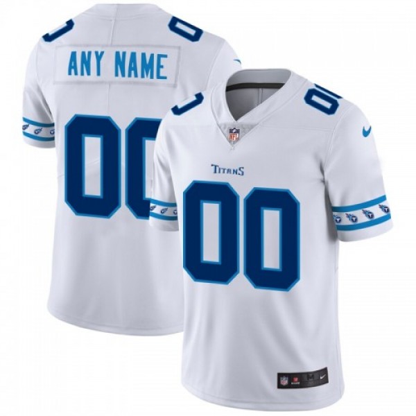 Tennessee Titans Custom Nike White Team Logo Vapor...