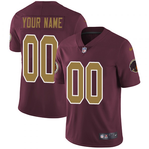 Nike Washington Commanders Customized Burgundy Red Alternate Stitched Vapor Untouchable Limited Youth NFL Jersey