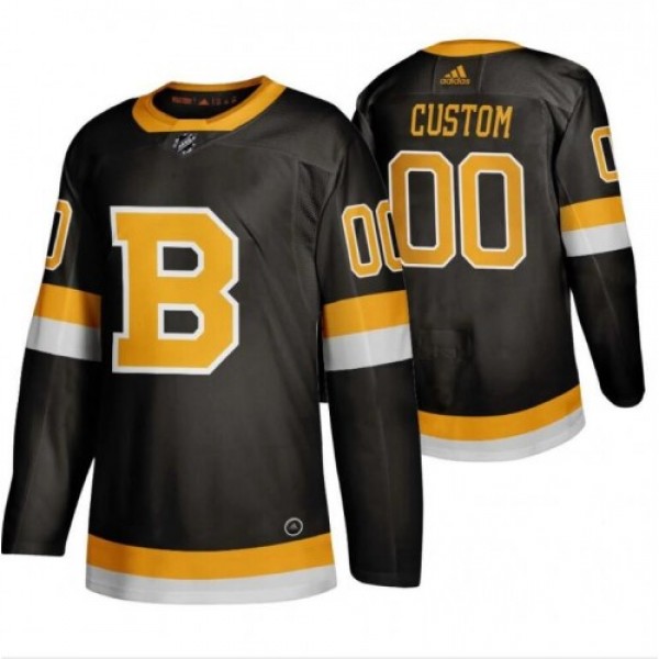 Boston Bruins Custom Black 2019-20 Third Stitched ...