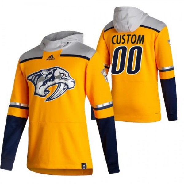 Nashville Predators Custom Adidas Reverse Retro Pu...