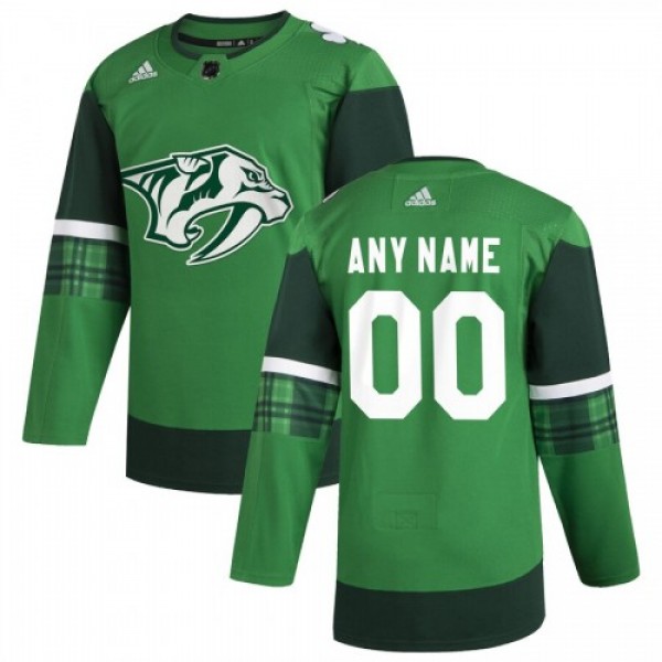 Nashville Predators Men's Adidas 2020 St. Pat...