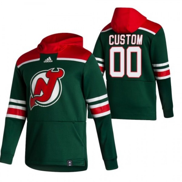 New Jersey Devils Custom Adidas Reverse Retro Pull...