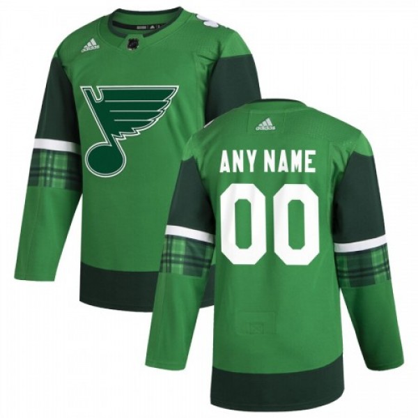 St. Louis Blues Men's Adidas 2020 St. Patrick...