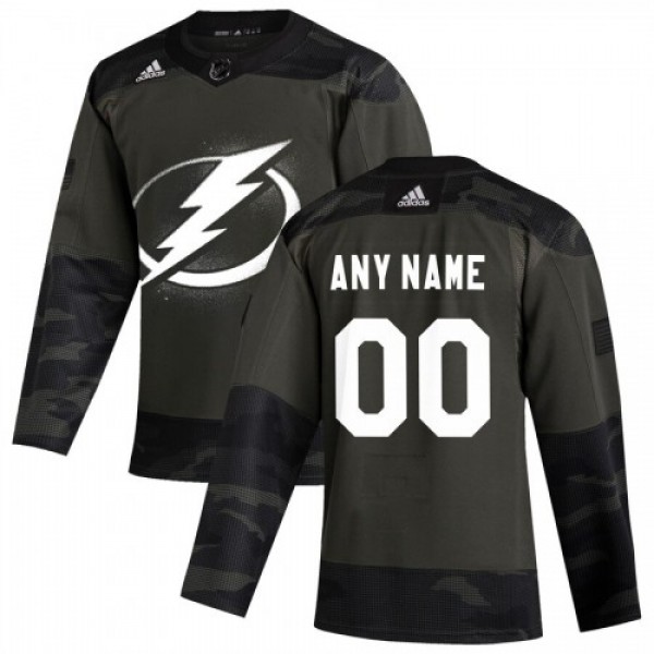 Tampa Bay Lightning Adidas 2019 Veterans Day Authe...