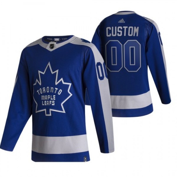 Toronto Maple Leafs Custom Blue Men's Adidas ...