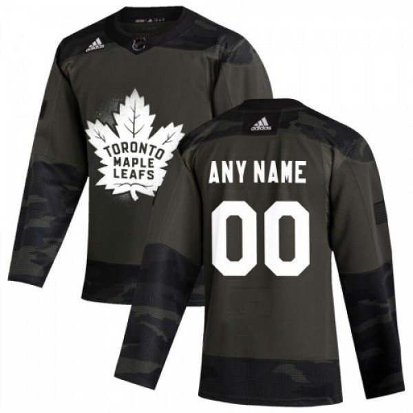 Toronto Maple Leafs Adidas 2019 Veterans Day Authe...