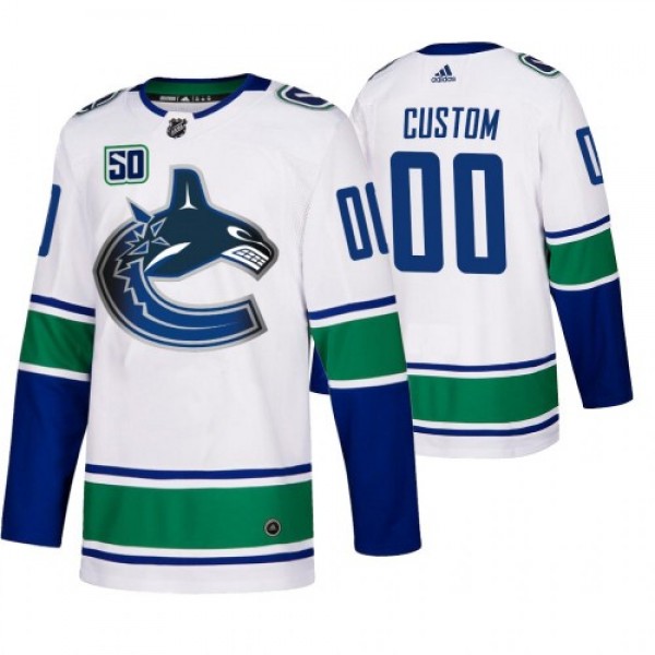 Vancouver Canucks Custom 50th Anniversary Men'...