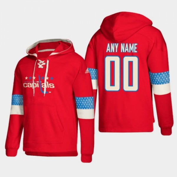 Washington Capitals Personalized Lace-Up Pullover ...