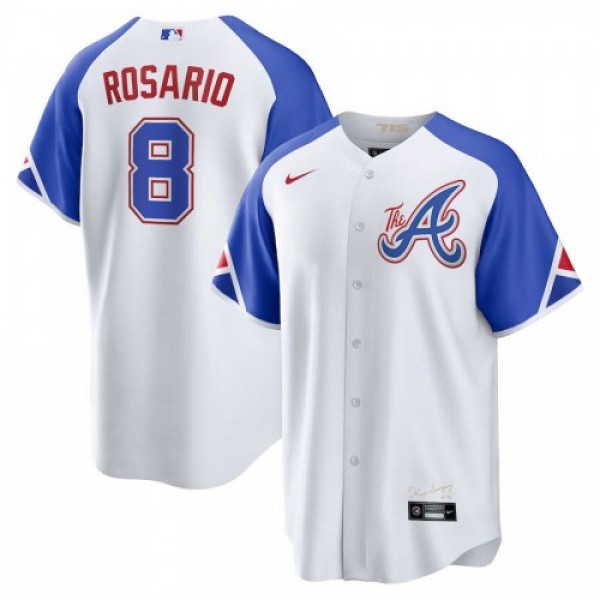 Atlanta Atlanta Braves #8 Eddie Rosario 2023 City ...