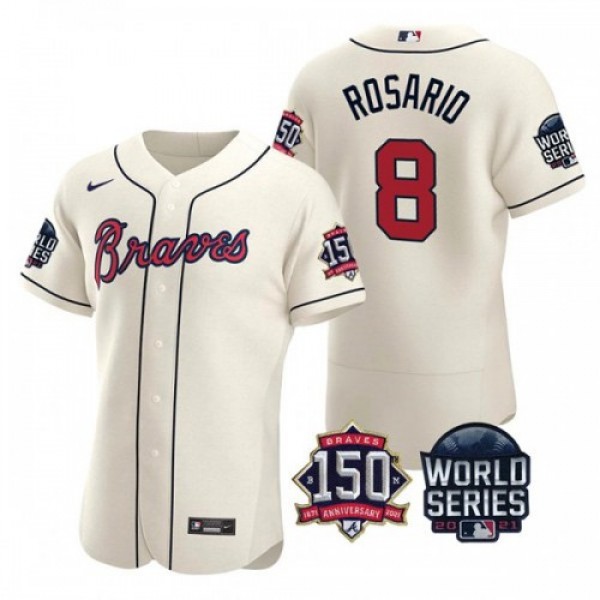 Atlanta Atlanta Braves #8 Eddie Rosario Men's...