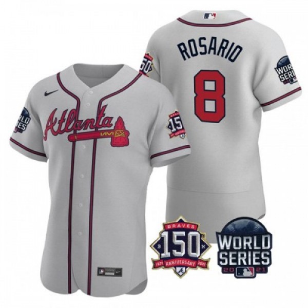 Atlanta Atlanta Braves #8 Eddie Rosario Men's...