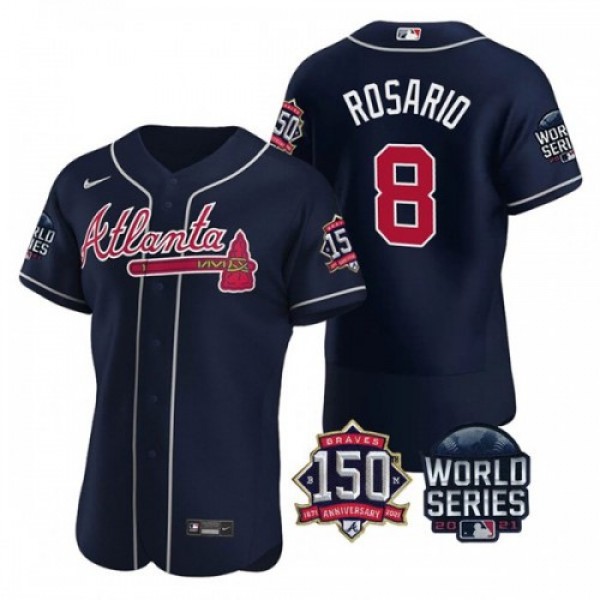 Atlanta Atlanta Braves #8 Eddie Rosario Men's...