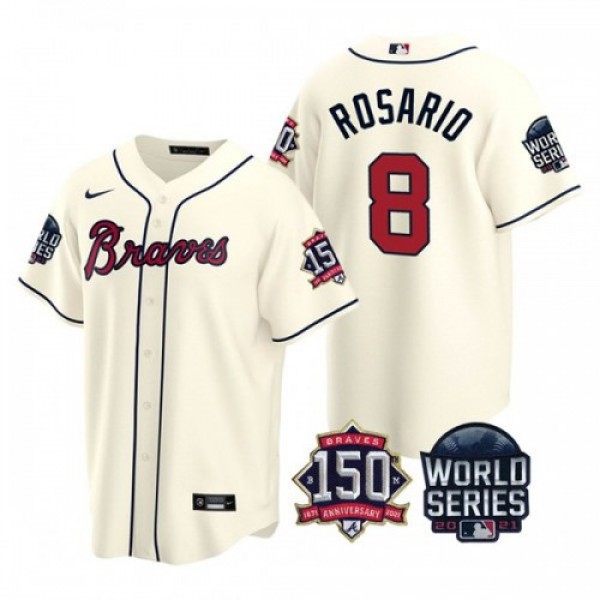 Atlanta Atlanta Braves #8 Eddie Rosario Men's...