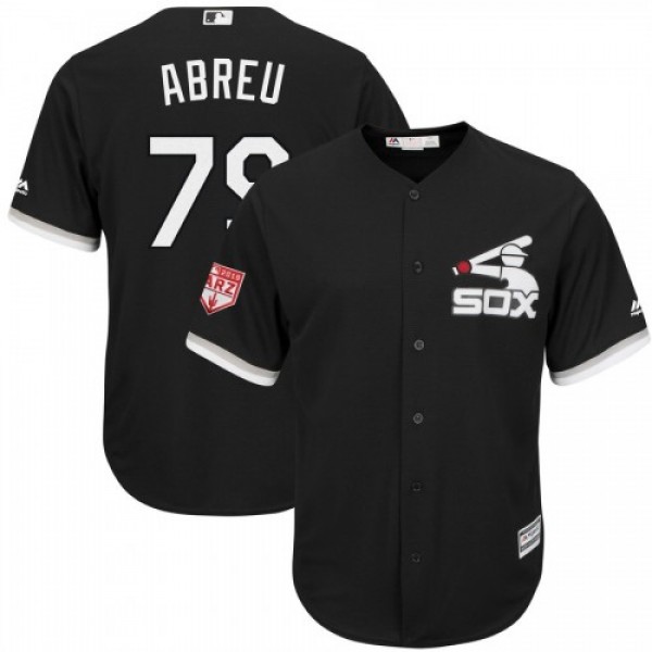 Chicago White Sox #79 Jose Abreu Black 2019 Spring...