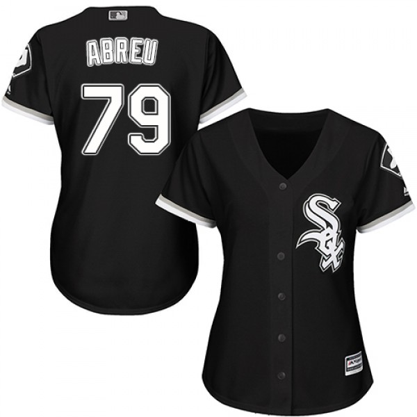 Chicago White Sox #79 Jose Abreu Black Alternate W...