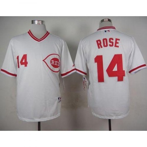 Cincinnati Reds #14 Pete Rose White 1990 Turn Back...